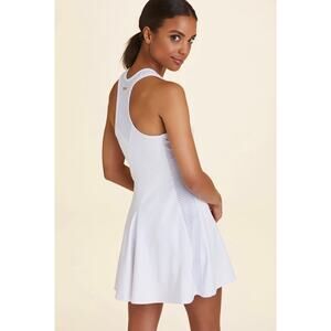 NWOT Alala Serena White‎ Athletic Tennis Dress Size Small Racerback Activewear